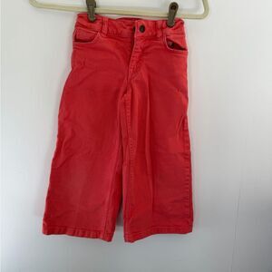 Mini Boden  Kids wide leg pink pants size 6y